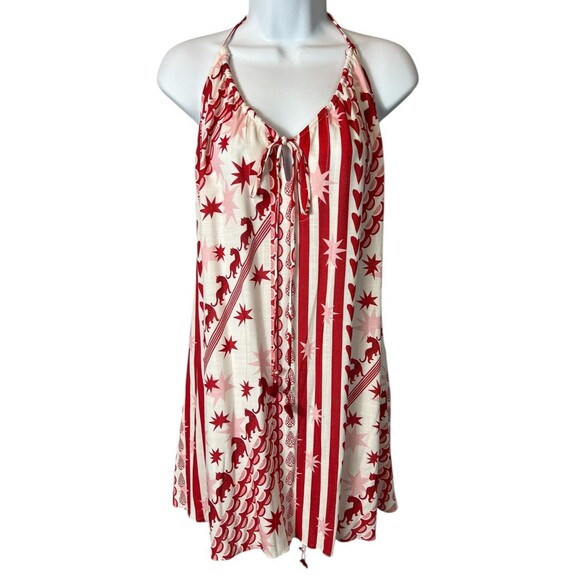 Blueman Rio Lifestyle Resort Style Halter Dress Swim Cover-up  Size M  Whimsical - Picture 1 of 10